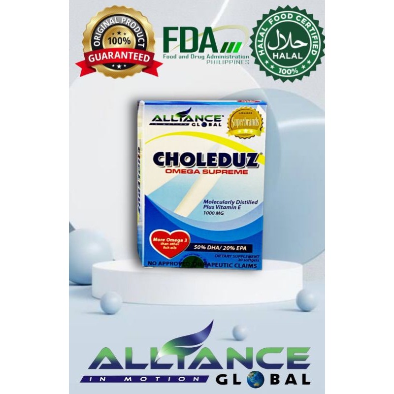 CHOLEDUZ OMEGA SUPREME (30 Softgels) | Shopee Philippines