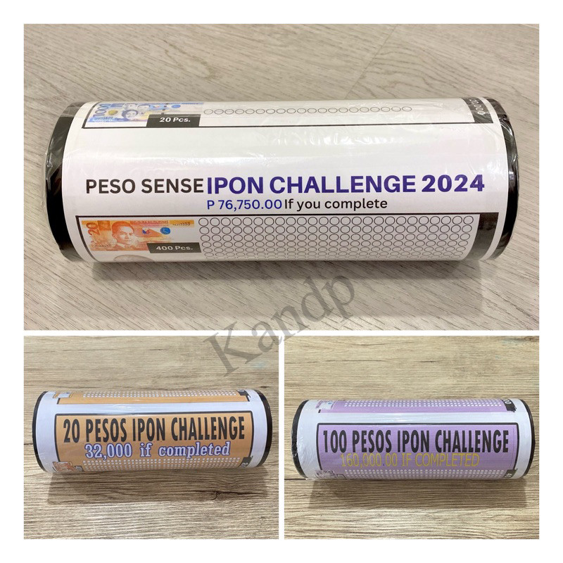 KandP 2025 Peso Sense & 1 Bill Ipon Challenge 9 inches Alkansya Year Of ...