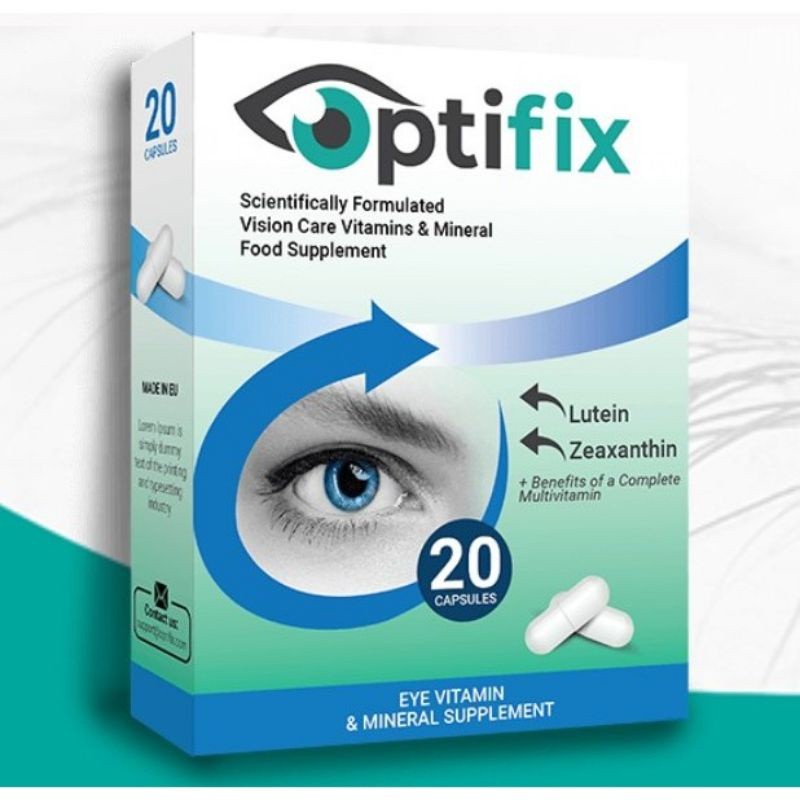 Optifix Regain Your Sharp Vision 20Capsules | Shopee Philippines