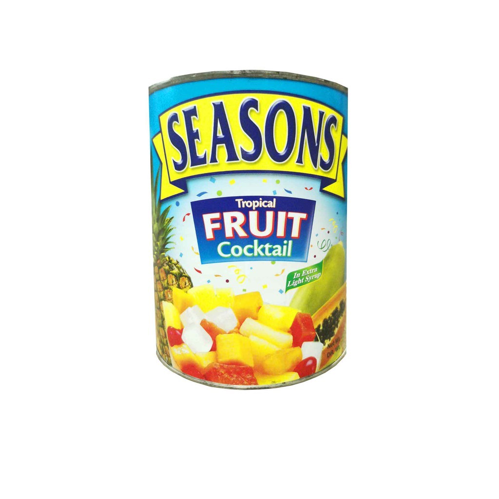 Seasons Tropical Fruit Cocktail In Heavy Syrup 822G | Shopee Philippines