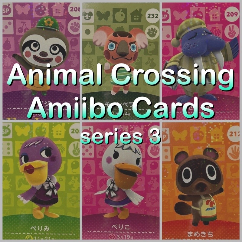 Carta Amiibo Animal Crossing Serie 3 – Bree (269) – Originale Nintendo, Non Scansionata