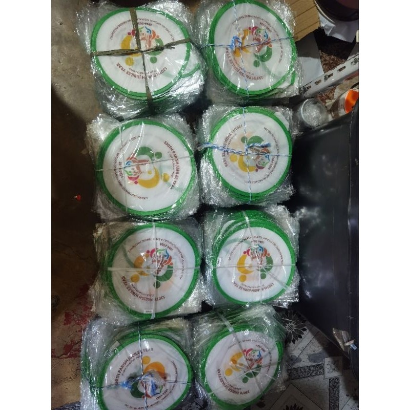 FOLDABLE FAN COLOR RIM with print (100PCS) | Shopee Philippines