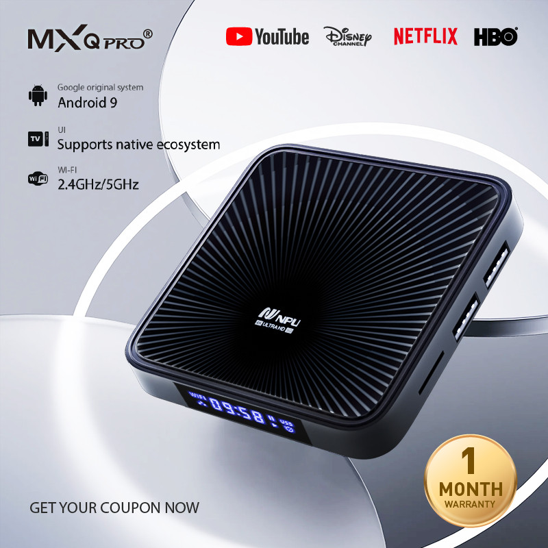 NPU Mxq Pro Tv Box Smart Tv 4k 5g Original Android Smart Tv Box For Non ...