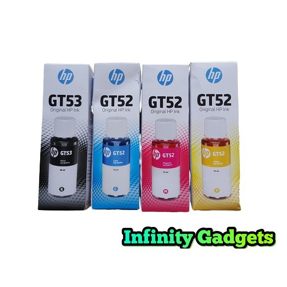 Genuine HP GT52 & GT53 Ink for GT5800 | Ink Tank 110/300/400 | Smart ...