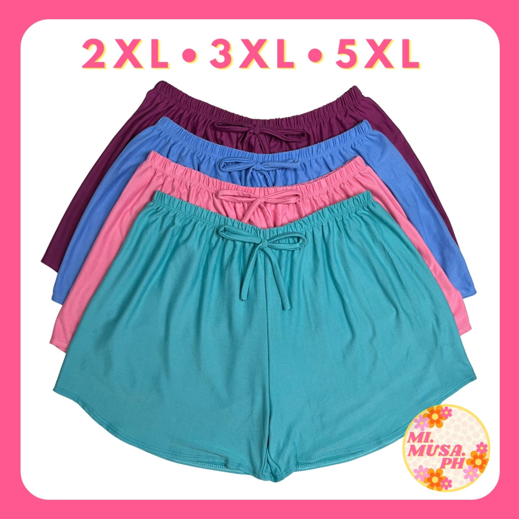 plus-size-cotton-spandex-dolphin-shorts-women-s-shopee-philippines