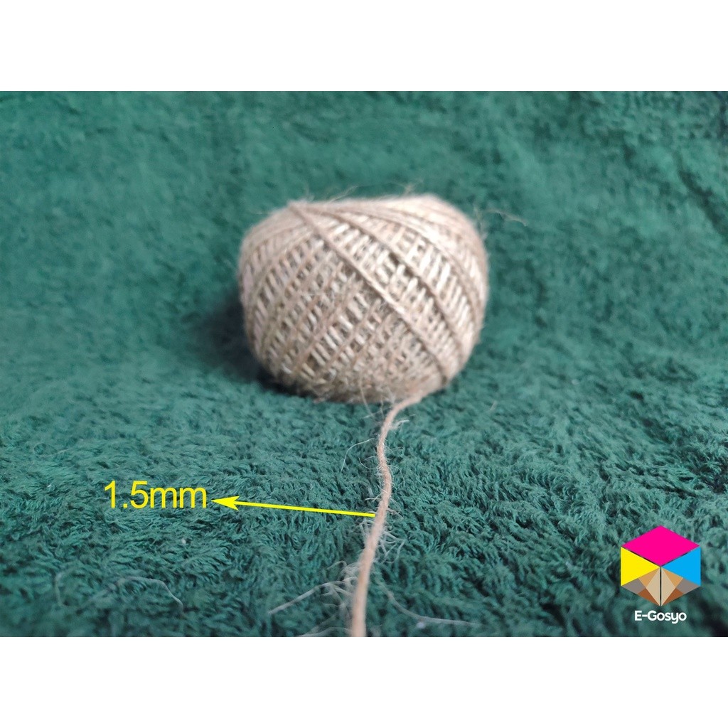 Jute Twine Rope String 137 Meters / 150 Yards 2-Ply (1.5mm) | Shopee ...