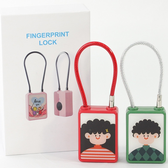 Mini Smart Fingerprint Padlock USB Rechargeable Safety Locks for ...