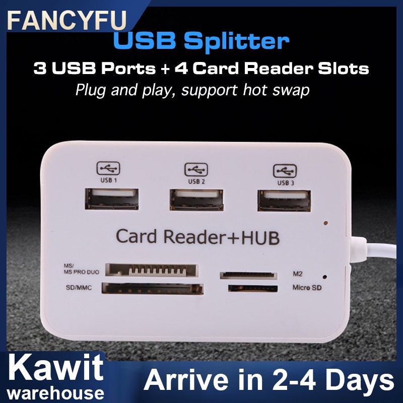 USB*Ri,HUB.j)3 Ports USB Adapter Powered Splitter Converter Expander 7 ...