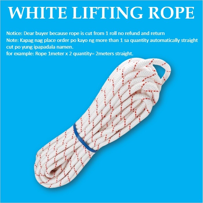 Tpyu]jO}1-2.5~yDMeters Rope White Lifting Rope 12mm-18mm Safety Rope,'i ...
