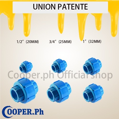 goflex (PER PIECE) PVC Blue Union Patente 1/2 3/4 1 (20mm 25mm 32mm ...