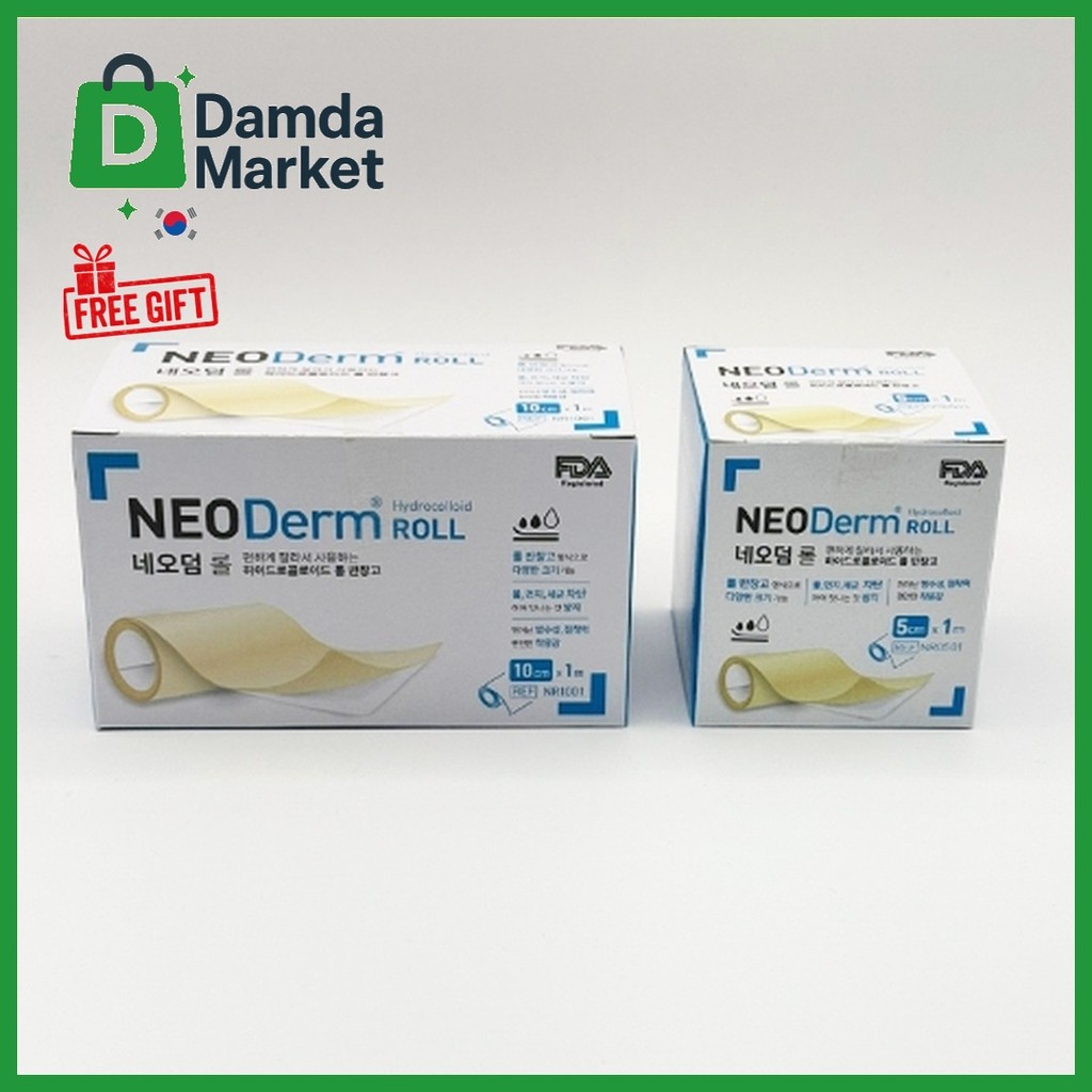 NEODerm Roll Hydrocolloid Dressing 5cm x 1m, 10cm x 1m Acne Pimple ...