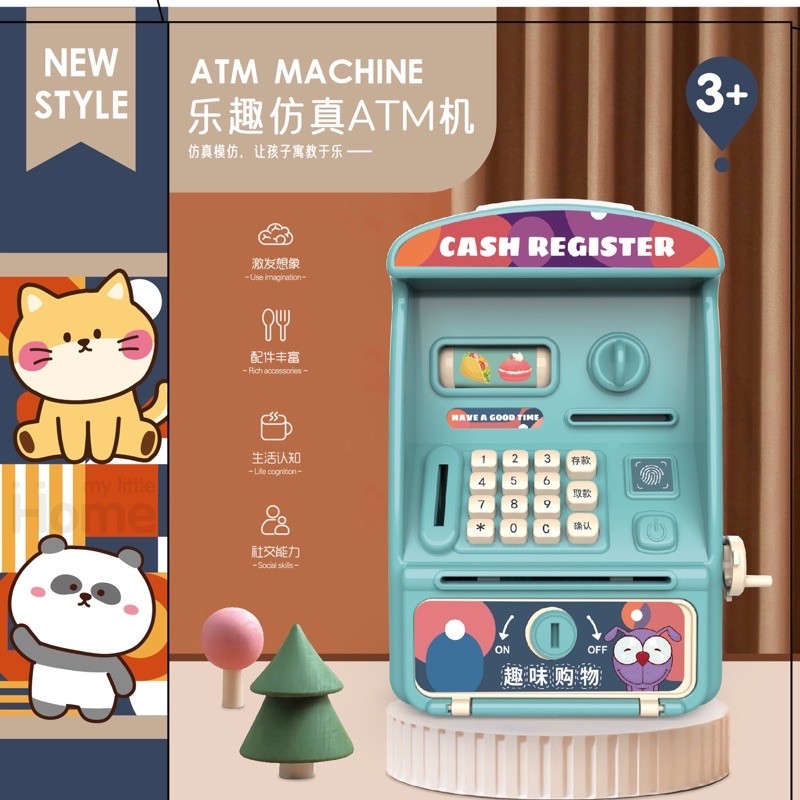 Best#cT)Shop*N-Kids' Pretend ATM Machine Toy – Fun Simulation
