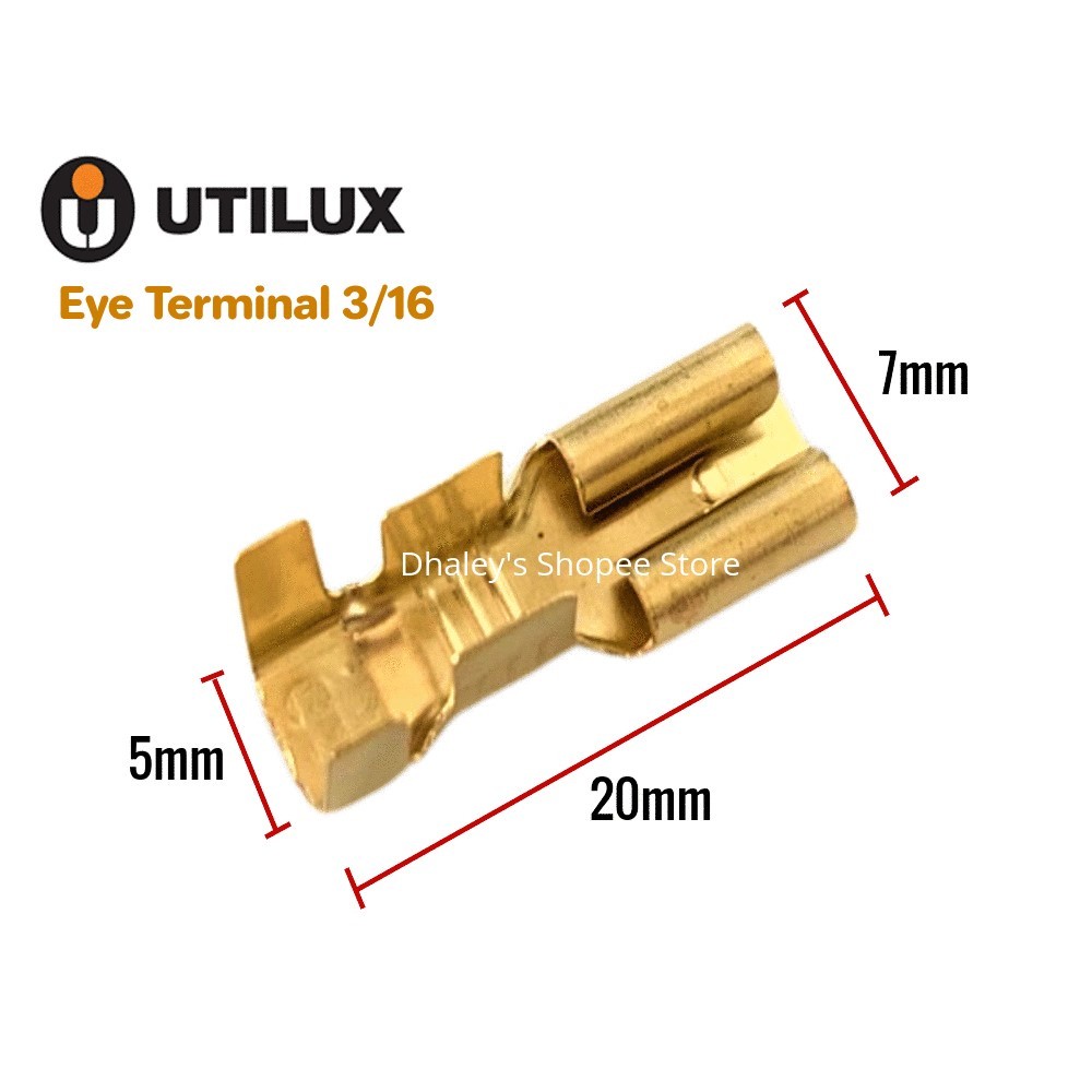 20PCS@Ys'FEMALE*l%TERMINAL SPADE TERMINAL NON^F/INSULATED$G^CRIMP$T ...