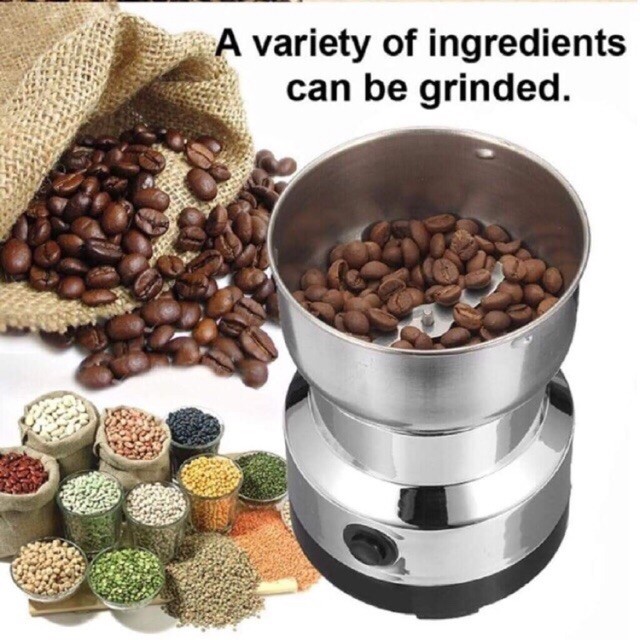 ELECTRICk(COFFEE*iZBEAN GRINDER;G&STAINLESS`G;STEEL`g`MILLING[pi ...