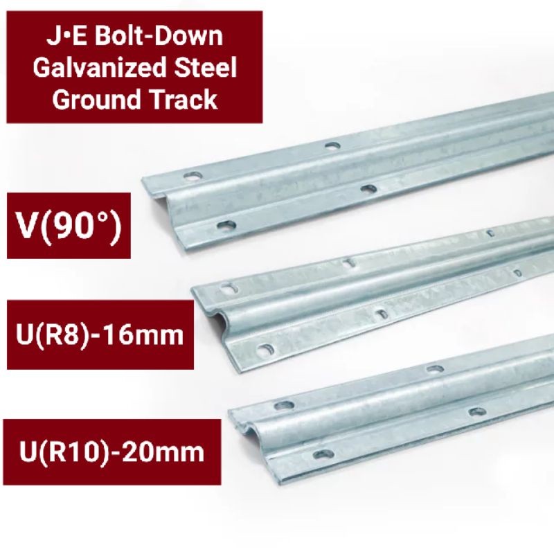 （COD)Sliding Gate Floor Guide Rail Bolt Down Galvanized Ground Track, U ...