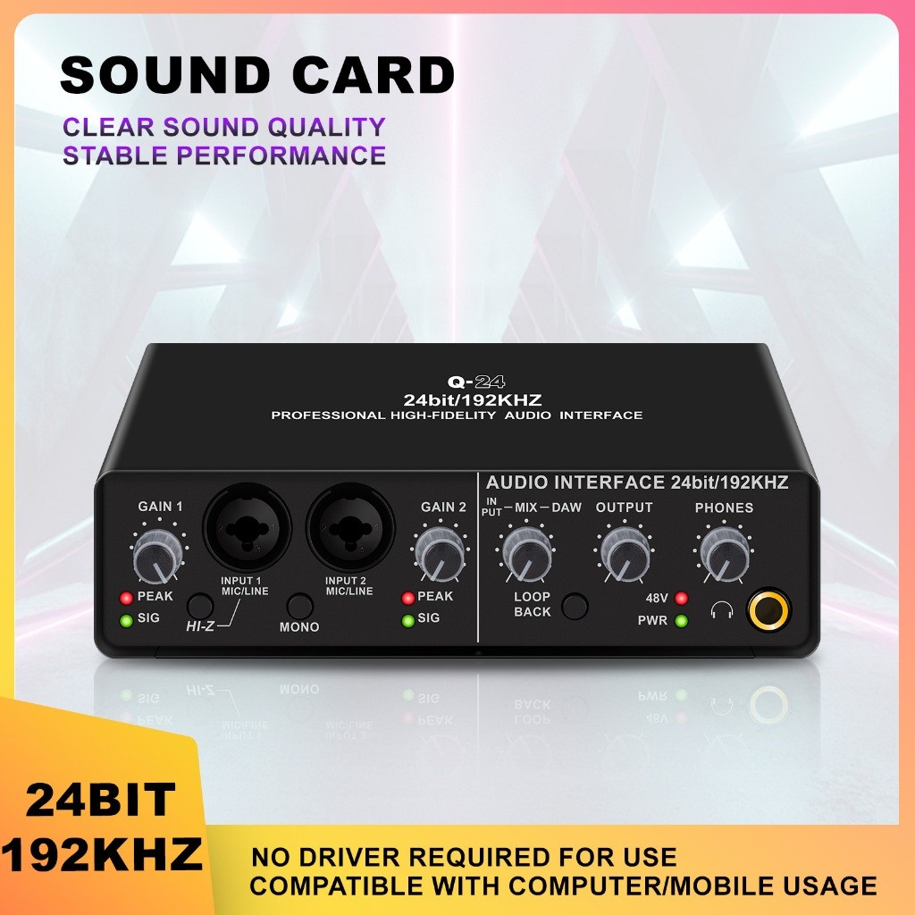 q24 audio interface - Best Prices and Online Promos - Oct 2026 | Shopee ...