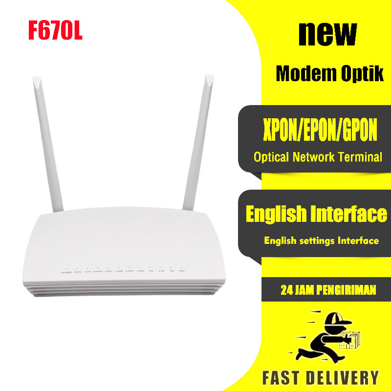 5G F670L ONT/ONU UPC EPON/GPON/XPON Fiber Optic Modem 4GE+1Tel+2USB+5G# ...