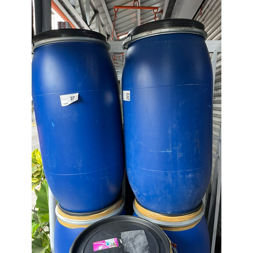 Heavy Duty 170L Plastic Drum with Metal Lock, Large Capacity Storage{h