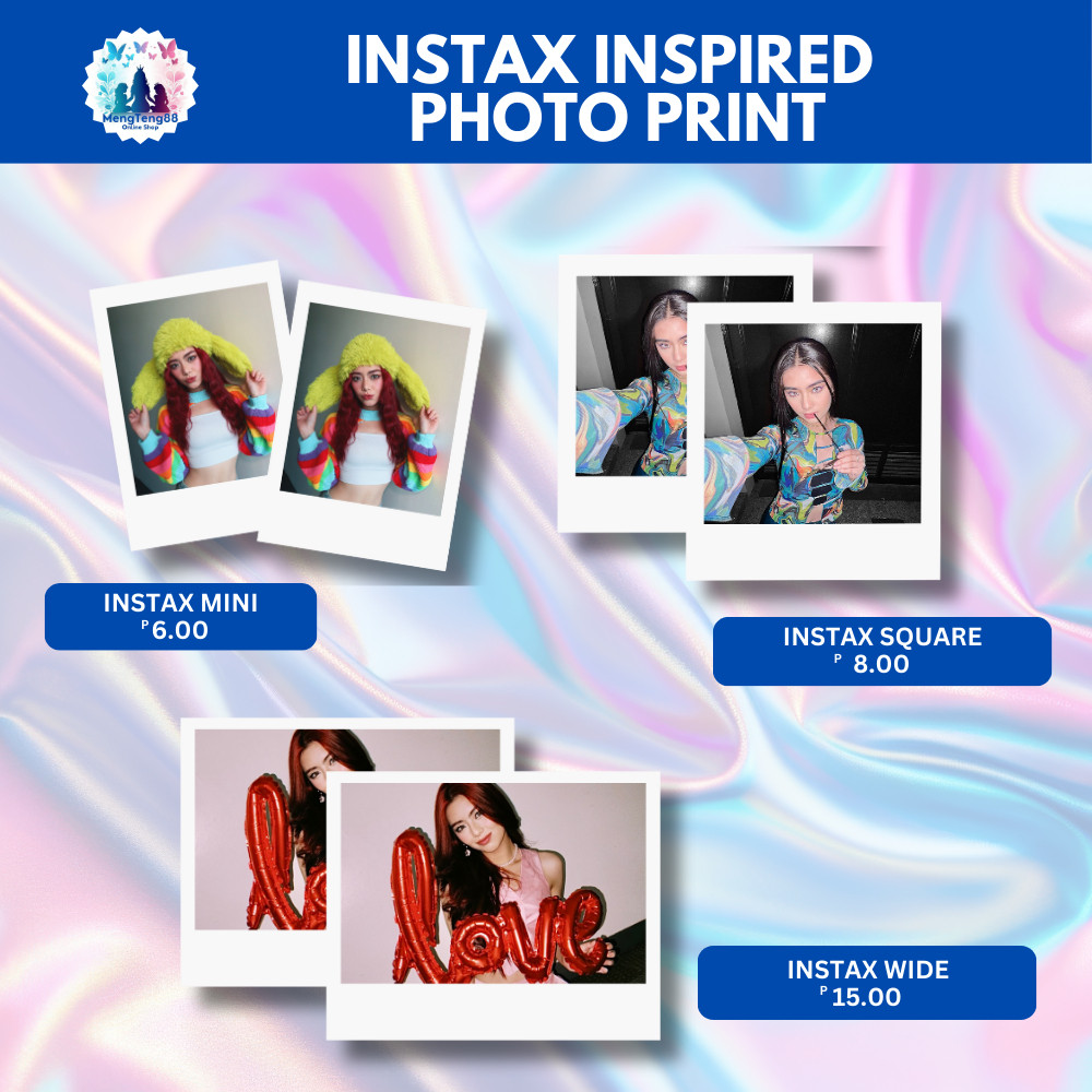 Instax Inspired / Polaroid Inspired Photo Prints (Instax Mini, Instax ...