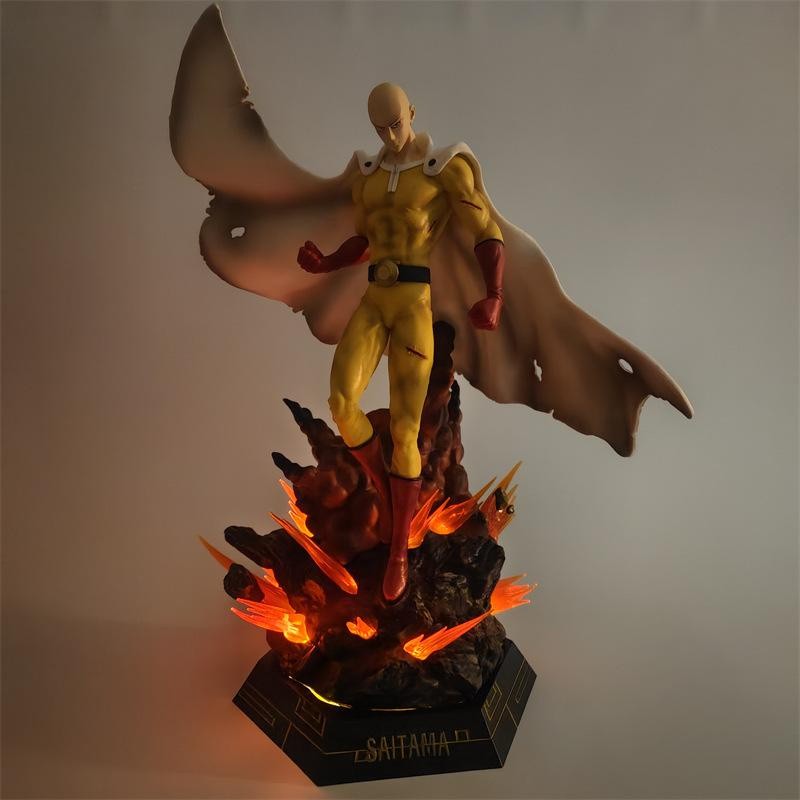 Little akiba ONE PUNCH-MAN anime Saitama figure gk luminous super large ...