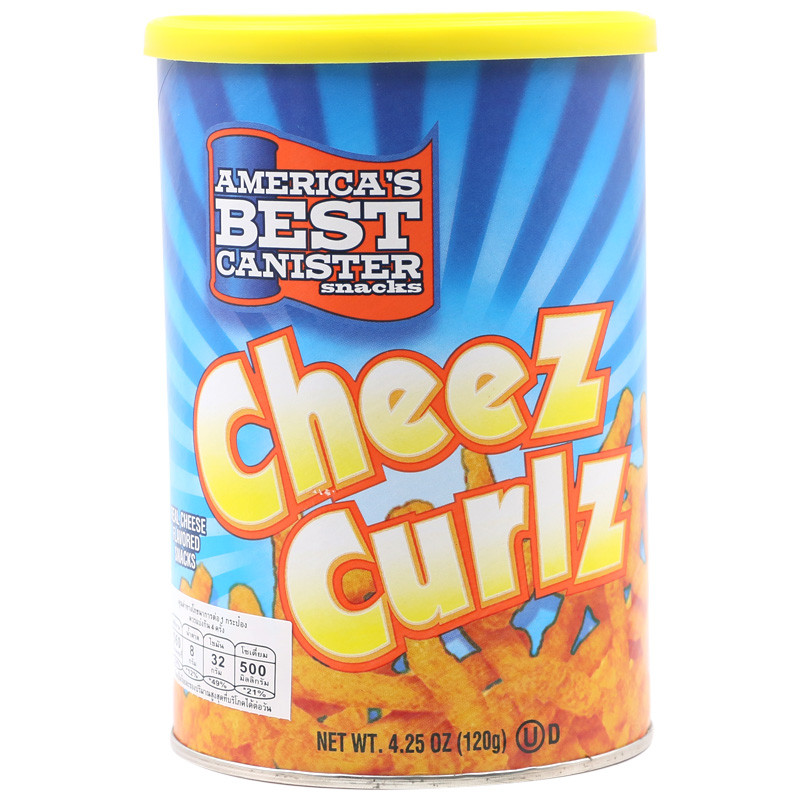 America BEST American Crispy Cheese Curl Snacks 120g [0855830002034 ...