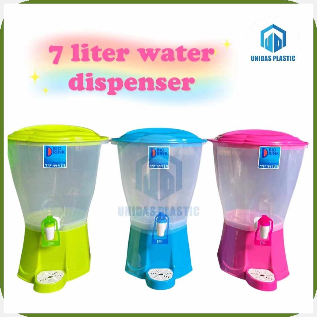 7 liters Bio Drink Water Jug Container with Faucet | Shopee Philippines