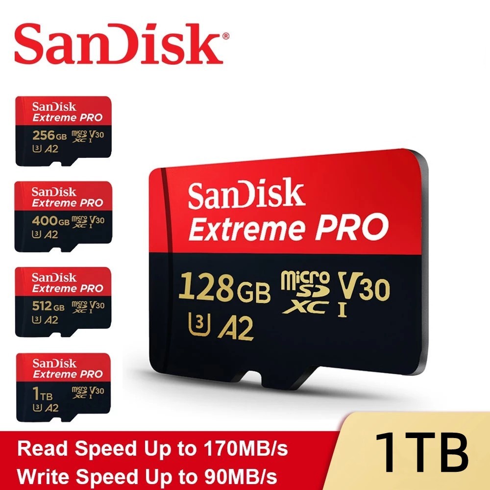 1TB memory Card 512GB 256GB 128GB 64GB 32GB 16GB C10 A2 Micro SD Card ...