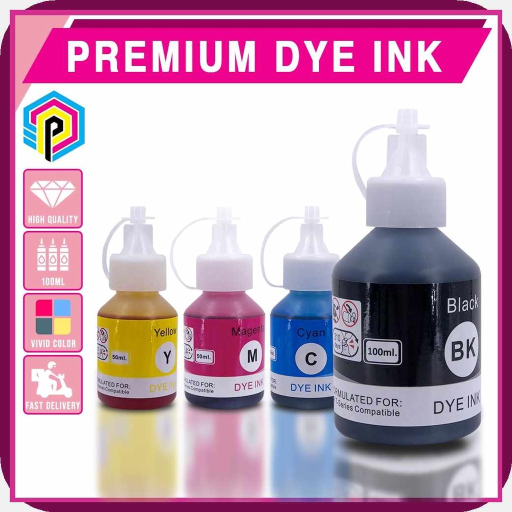 Brother 100ml CMYK Bundle Refill Ink BTD60 BT5000 BT6000 For Printer ...