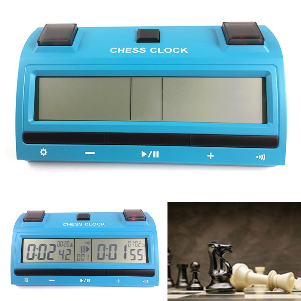 STYLEF| Professional Chess Clock Digital Chess Timer With LED Button ...