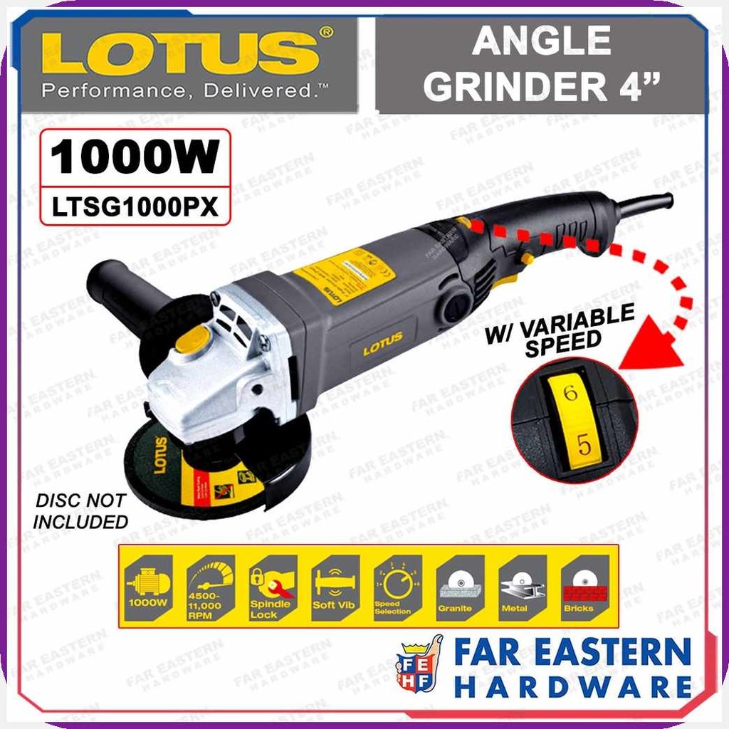 LOTUS#Gi%Angle$PI'Grinder,Wr!4[Dd!1000W[bg!LTSG1000PX[EQ ...