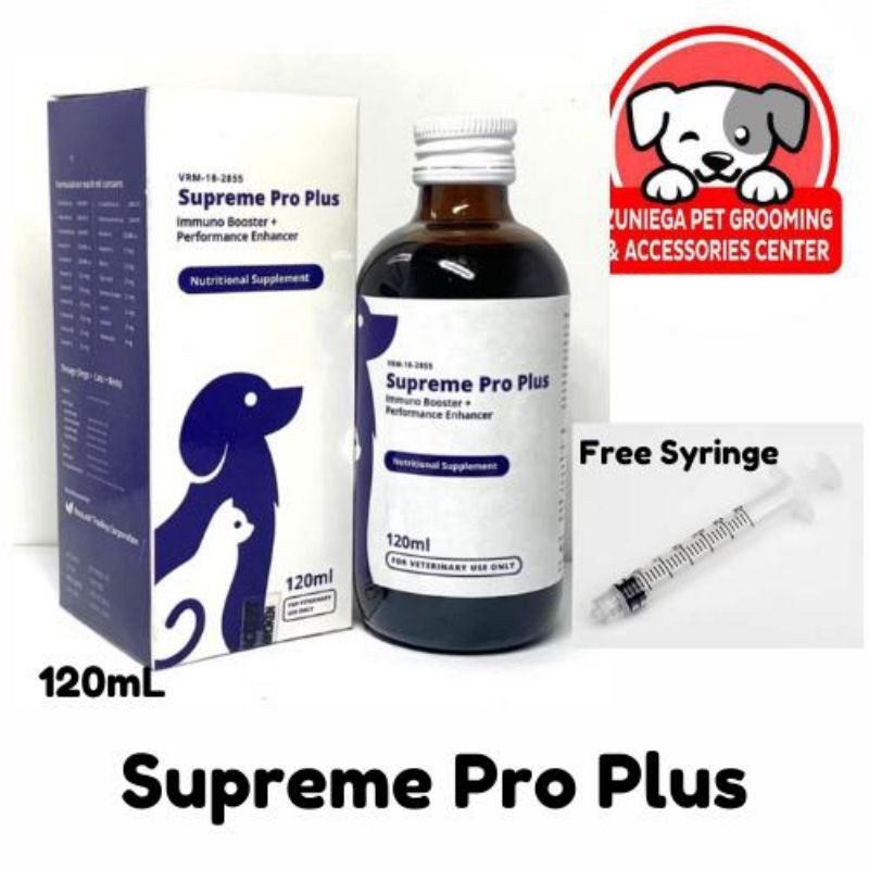 Supreme Pro Plus 120ml/ Immuno Booster + Performance Enhancer | Shopee ...