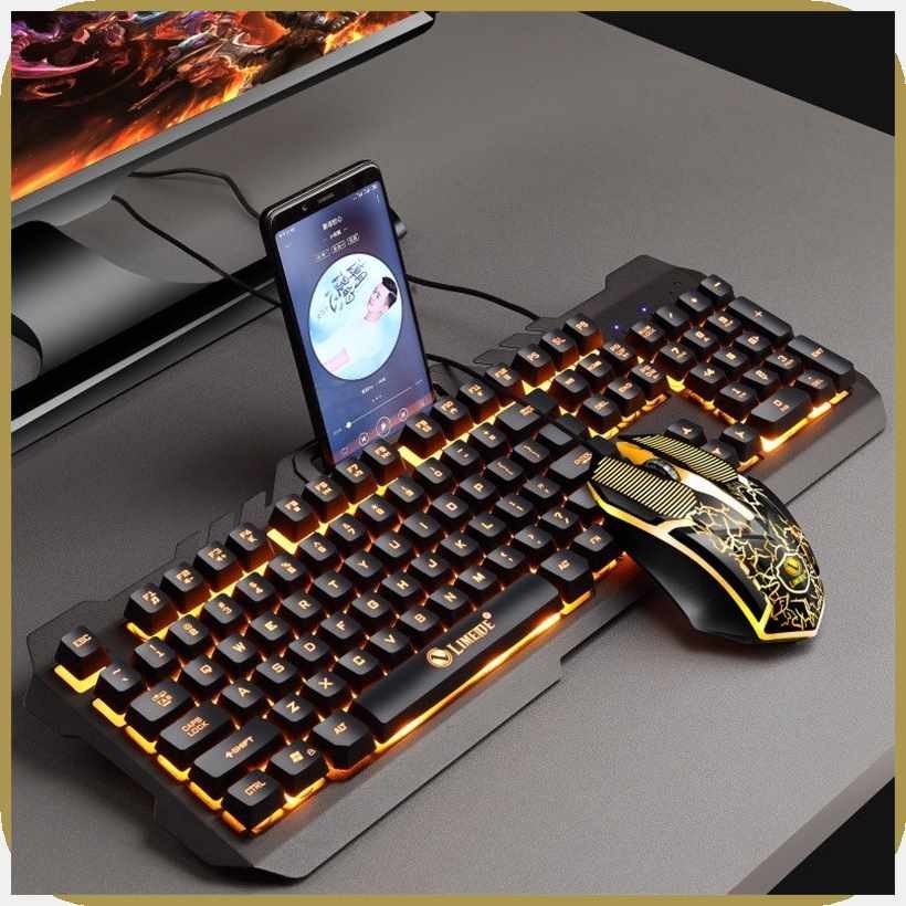 LIMEI+be-Wired,e/USB>JW)ergonomic}oF)backlit}wB)gaming}WB)keyboard~Cq ...