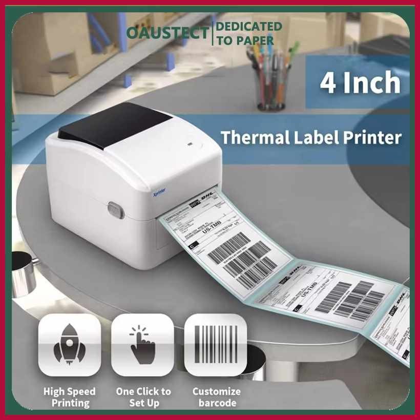 Thermal Printer USB Label Barcode Printer Thermal Receipt Printer Bar ...