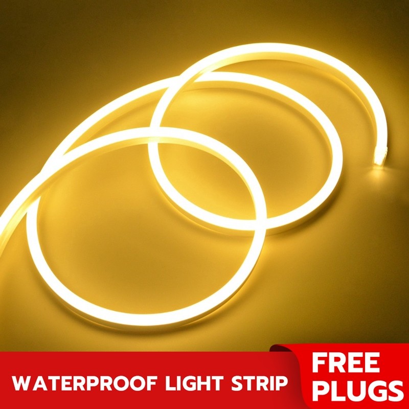 Waterproof Warm/White Led Light Strip For Room IP67 Outdoor Waterproof ...