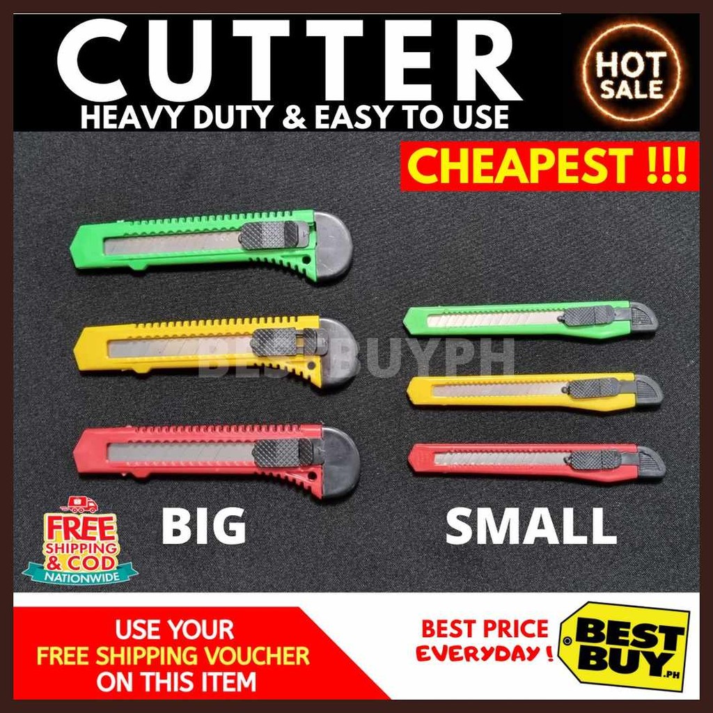 Retractable;bo{Cutter$qA$-$hD/Good$OT/Quality$hN/(BIG$oN/&$vp/SMALL ...