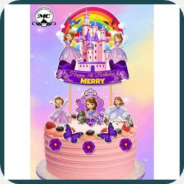 Sofia the first customize cake topper | Shopee Philippines