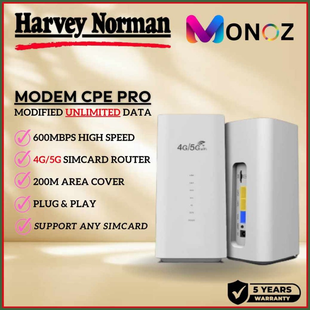 MONOZ Wi-Fi Sim Card Router CPE Pro Modem / GT990/ Original LTE Cat12 ...