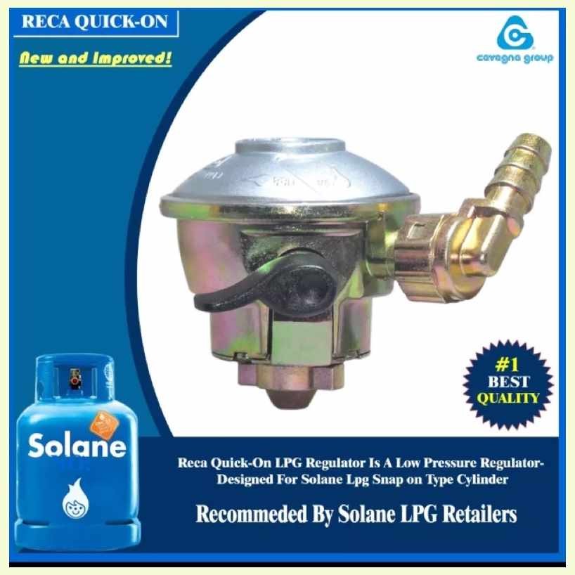 Lpg regulator gas solane snap on lpg cavagna (Reca) | Shopee Philippines