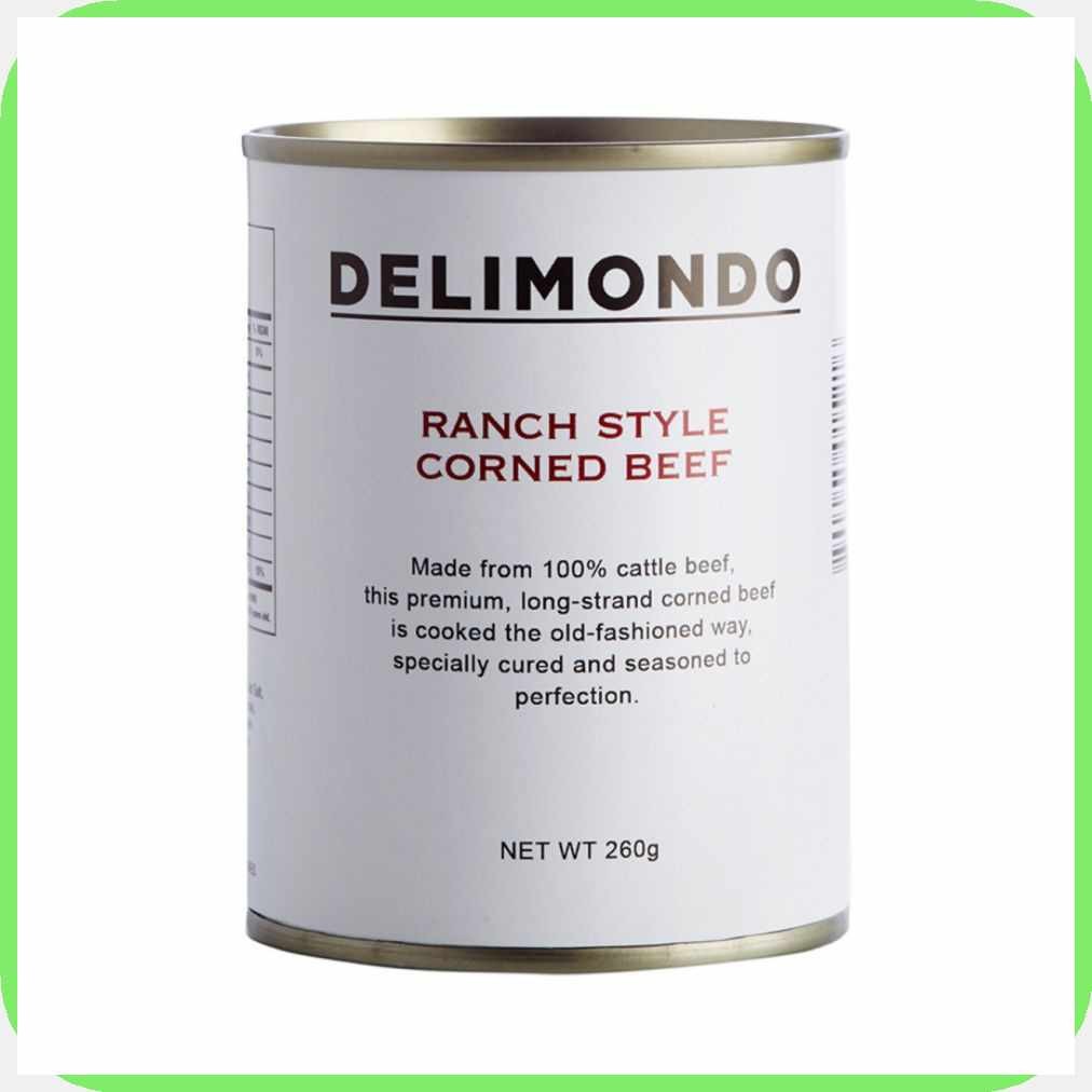 Delimondo>MJ~Ranch[w$Style}qW>Corned)ua>Beef)PT>260g | Shopee Philippines