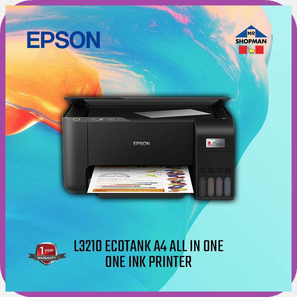 Epson,bY;EcoTank|K=L3210=D|A4=Y|All-in-One=E|Ink=pb|Tank=cl|Printer ...