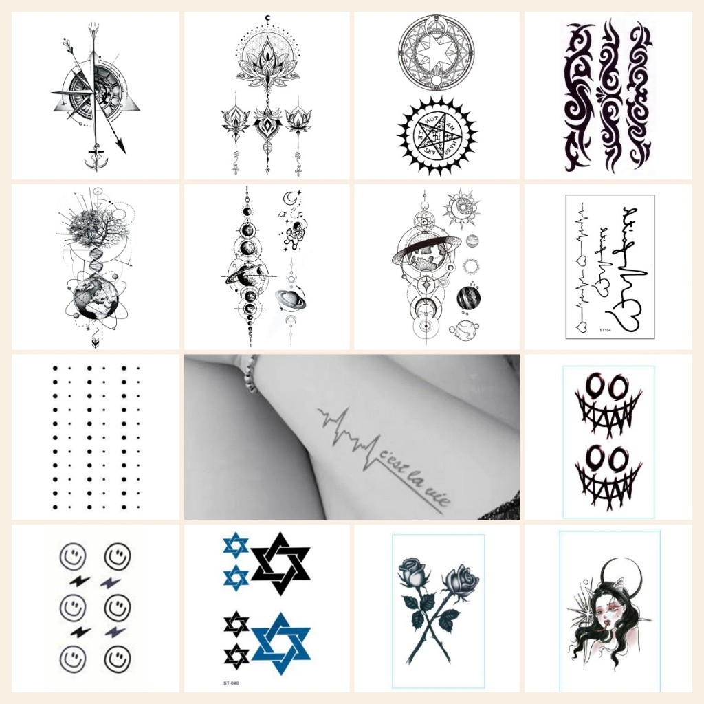 Magic Tattoo High-end tattoo sticker waterproof long lasting Temporary ...