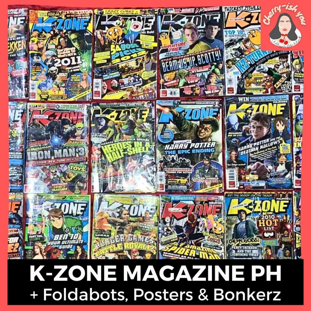 K-ZONE MAGAZINES PH w/ FOLDABOTS, POSTERS, BONKERZ (2010 - 2016) BACK ...