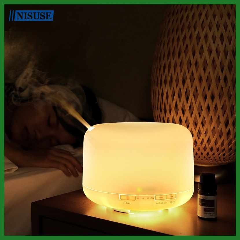 500ML#E'7?pI*LED*Gh?Humidifier*AX?with*Pp?Essential*I?oil*C?Ultrasonic ...