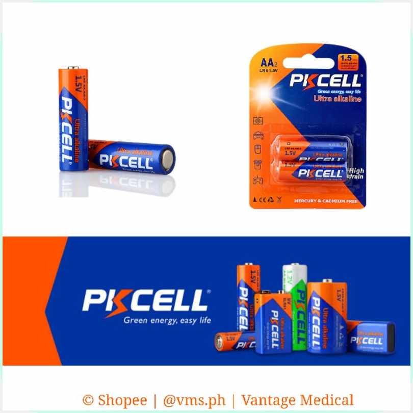 PKCELL Ultra Alkaline AAA & AA Battery Original 10 years shell life ...