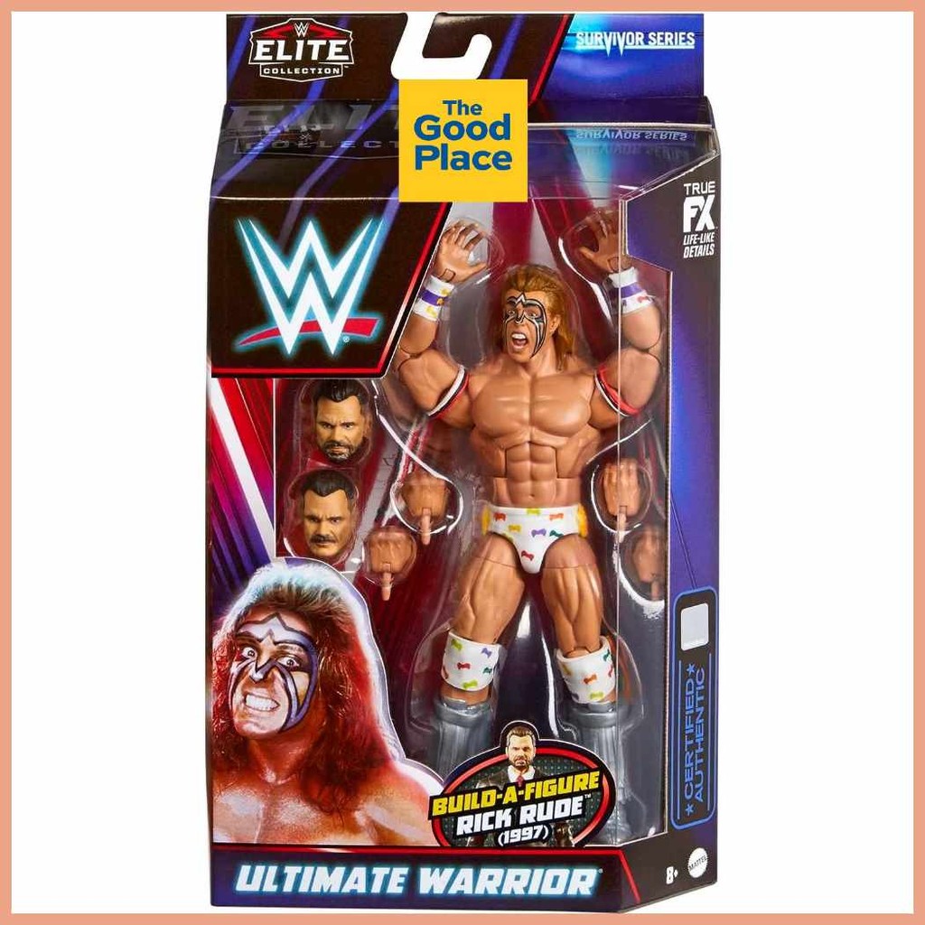 WWE MATTEL AJ Styles Survivor Series Elite Collection Action Figure Rick Rude Build-A-Figure Parts, regalo da collezione per bambini dagli 8 anni in su