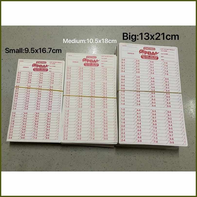 ENDING CARD , PBA CARD , BACK TO BACK ENDING CARD SMALL & medium&big ...