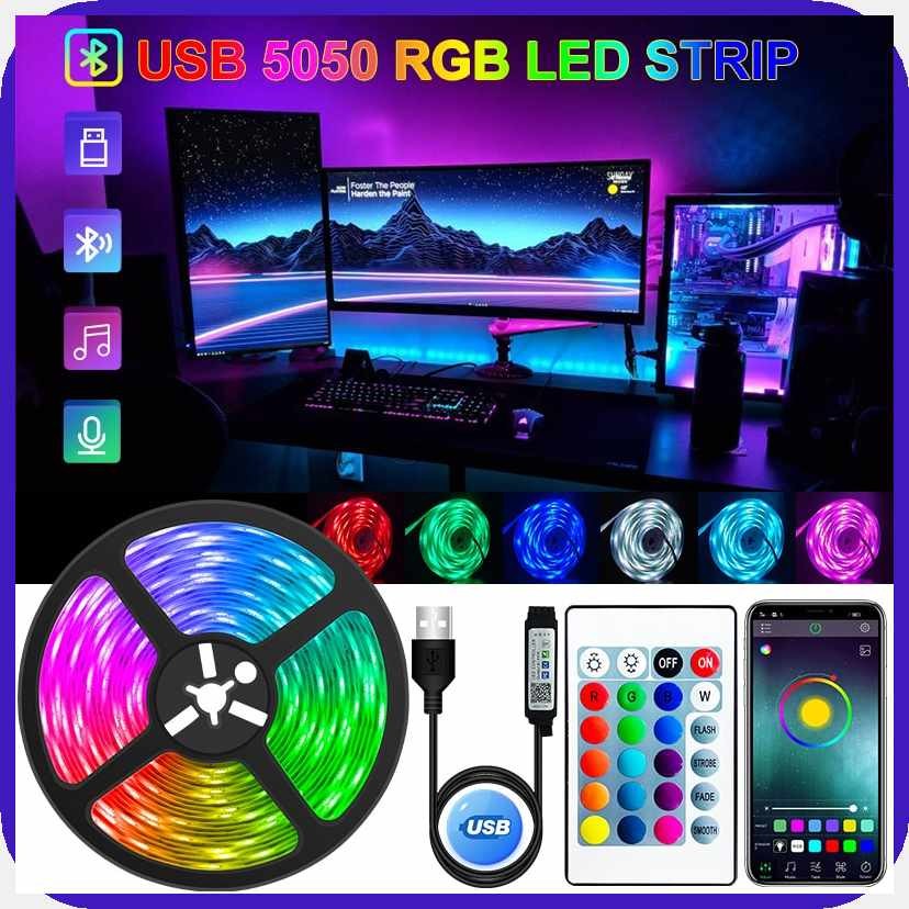 LED;k*Strip&k!Light,FT[USB,YM[Bluetooth-jL5050-eCRGB-o[5V,t[RGB Lights ...