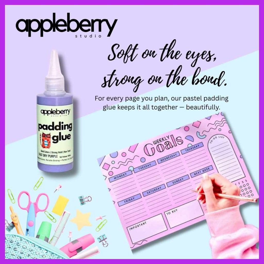 PURPLE Padding Glue ( for DIY Notepad ) | Shopee Philippines