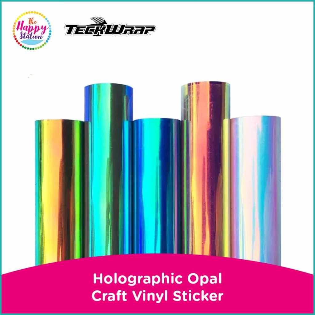 TECKWRAP | Holographic Opal Adhesive Craft Vinyl Sticker | Shopee ...
