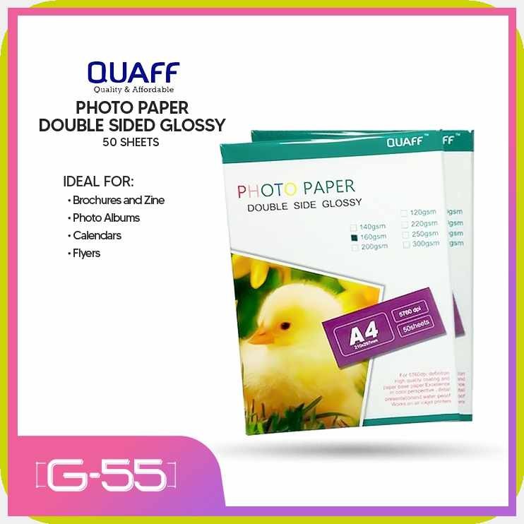 QUAFF&A@Double)NO;Sided+Zw@hL@Photo+XD@Paper+Bu@A4,of[160GSM,ar ...